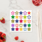 Serviette En Papier Bright stars (En situation)