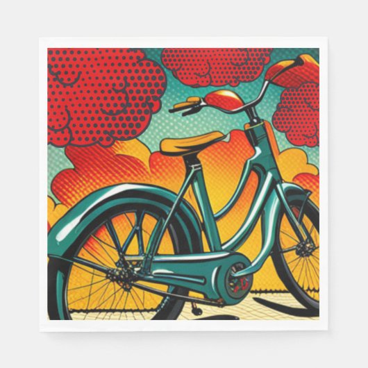 Serviette En Papier Brillance vélo (Devant)