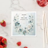 Serviette En Papier Brillant en métal brillant haut de gamme Mariage e (En situation)