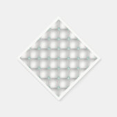 Serviette En Papier Brillant vert Métal Satin Métal Blanc (Coin)