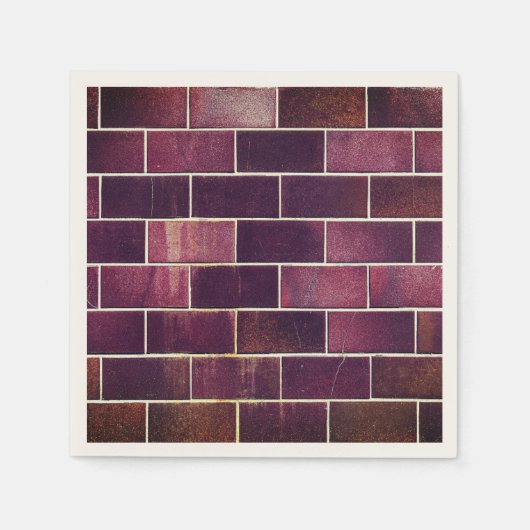 Serviette En Papier Briques (Devant)