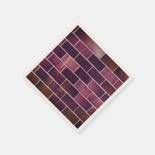 Serviette En Papier Briques (Coin)