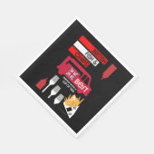 Serviette En Papier British Classic Fish and Chips (Coin)