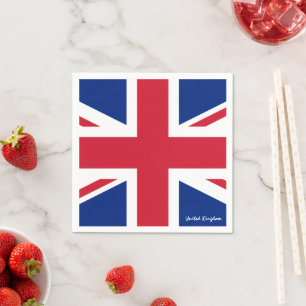 Serviette En Papier British Flag Napkins, Royaume-Uni /union jack