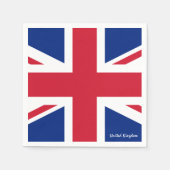 Serviette En Papier British Flag Napkins, Royaume-Uni /union jack (Devant)