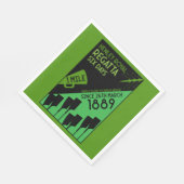 Serviette En Papier British River Thames Regatta (Coin)