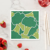 Serviette En Papier Brocoli (En situation)