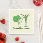 Serviette En Papier Brocoli est moyen (En situation)