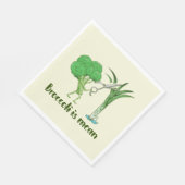 Serviette En Papier Brocoli est moyen (Coin)