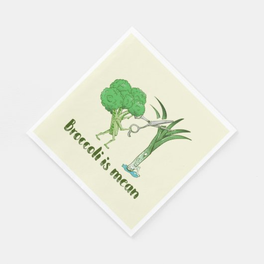 Serviette En Papier Brocoli est moyen (Coin)
