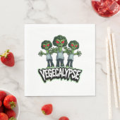 Serviette En Papier Brocoli Zombie - Vegecalypse (En situation)