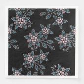 Serviette En Papier Broderie avec perles et perles. (Devant)