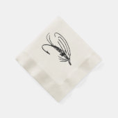 Serviette En Papier Brook Trout Scales Photographie (Coin)