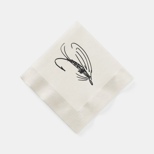 Serviette En Papier Brook Trout Scales Photographie (Coin)