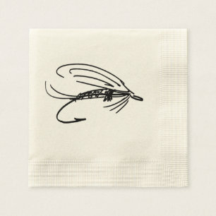 Serviette En Papier Brook Trout Scales Photographie