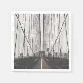 Serviette En Papier Brooklyn Bridge, New York (Devant)
