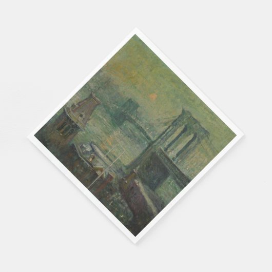 Serviette En Papier Brooklyn Bridge (New York City Landmark) (NYC) (Coin)