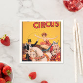 Serviette En Papier Bros. Cirque (En situation)