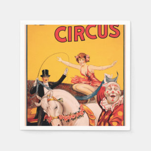 Serviette En Papier Bros. Cirque