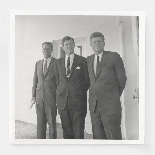 Serviette En Papier Bros, président John Kennedy, Robert & Ted (Devant)