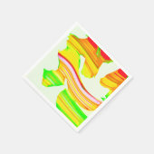 Serviette En Papier Brosse arc-en-ciel (Coin)