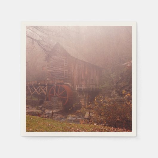 Serviette En Papier Brouillard matinal (Devant)