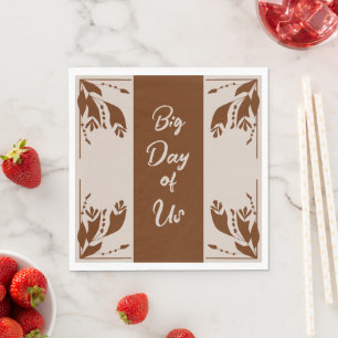 Serviette En Papier Brown classique