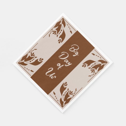 Serviette En Papier Brown classique (Coin)