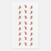 Serviette En Papier Brown Deer Walking Festive Motif (Devant)