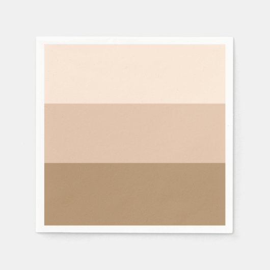 Serviette En Papier Brown Ombre strié (Devant)