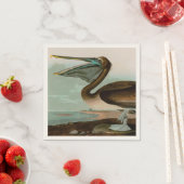 Serviette En Papier Brown Pelican Birds of America Audubon (En situation)
