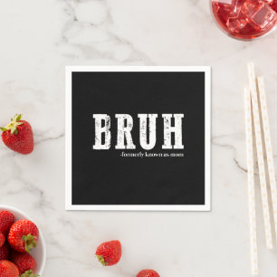 Serviette En Papier Bruh Anciennement Connu Comme Maman Fête des Mères