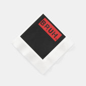 Serviette En Papier Bruh Funny Meme Saying Brother Greeting Venin (Coin)