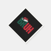 Serviette En Papier Bruh Mème Drôle Dire Bro Salutation Noël (Coin)