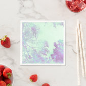 Serviette En Papier Brume de feuillage large lavande (En situation)
