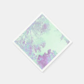 Serviette En Papier Brume de feuillage large lavande (Coin)