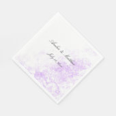 Serviette En Papier "Brume pourpre" (Coin)
