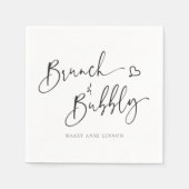 Serviette En Papier Brunch basique et serviettes mousseuses (Devant)