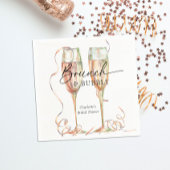 Serviette En Papier Brunch & Bubbly Champagne Baby Shower Mariée