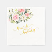 Serviette En Papier Brunch et Bubbly Napkin (Devant)