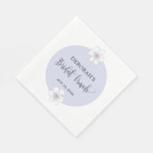 Serviette En Papier Brunch nuptial romantique Lilac (Coin)