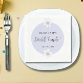 Serviette En Papier Brunch nuptial romantique Lilac