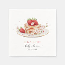 Brunch pour bébé fraise rose
