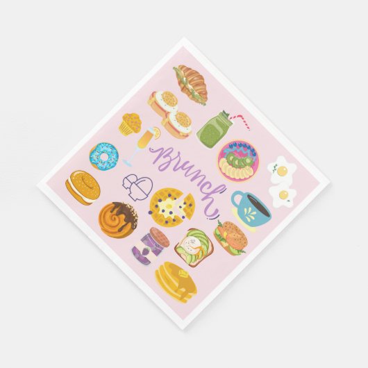 Serviette En Papier Brunch Squad (Coin)