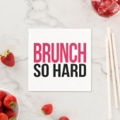 Serviette En Papier Brunch tellement dur (En situation)