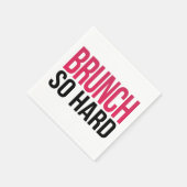 Serviette En Papier Brunch tellement dur (Coin)