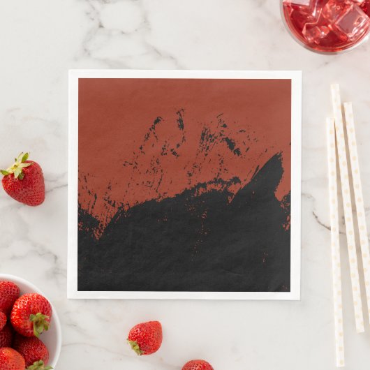 Serviette En Papier Brushstroke 7 (En situation)