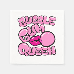 Serviette En Papier Bubblegum Queen