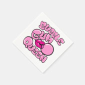 Serviette En Papier Bubblegum Queen (Coin)