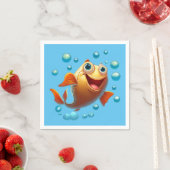 Serviette En Papier Bubbles (En situation)
